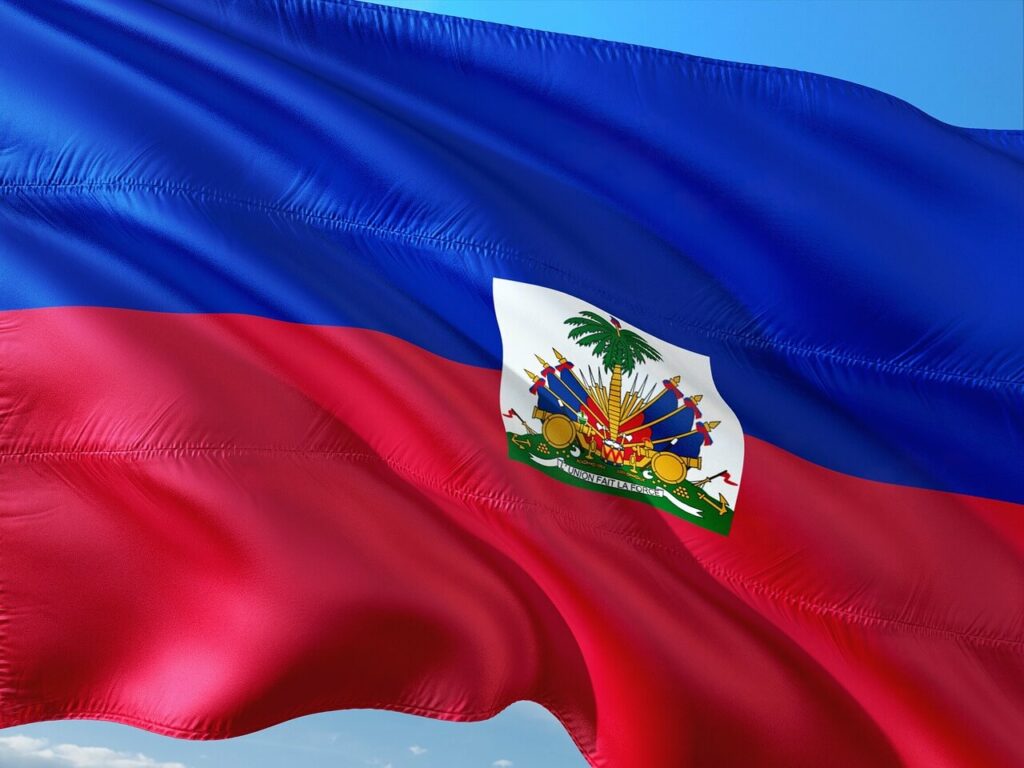 Flag of Haiti - Birthplace of Kompa Dance